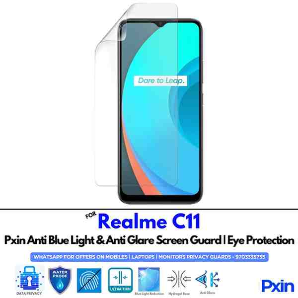 Anti Blue Light and Anti Glare Screen Guard for Realme C11 Anti Blue Light and Anti Glare Screen Guard for Realme C11