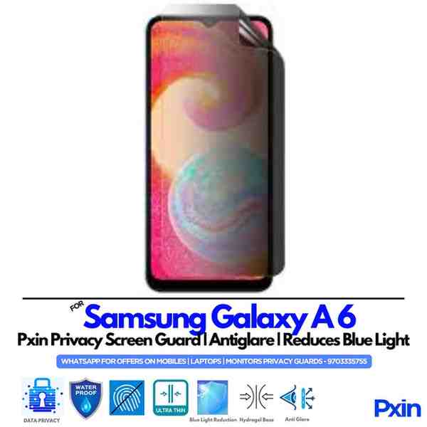 Samsung Galaxy A 6 Privacy Screen Guard Samsung Galaxy A 6 Privacy Screen Guard