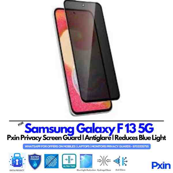 Samsung Galaxy F13 5G Privacy Screen Guard Samsung Galaxy F13 5G Privacy Screen Guard