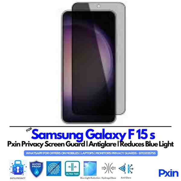 Samsung Galaxy F15 s Privacy Screen Guard Samsung Galaxy F15 s Privacy Screen Guard