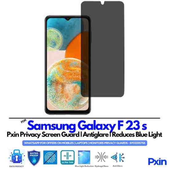 Samsung Galaxy F 23 s Privacy Screen Guard Samsung Galaxy F 23 s Privacy Screen Guard