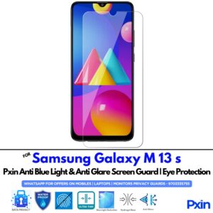 Samsung Galaxy M 13 s Anti Glare Screen Guard