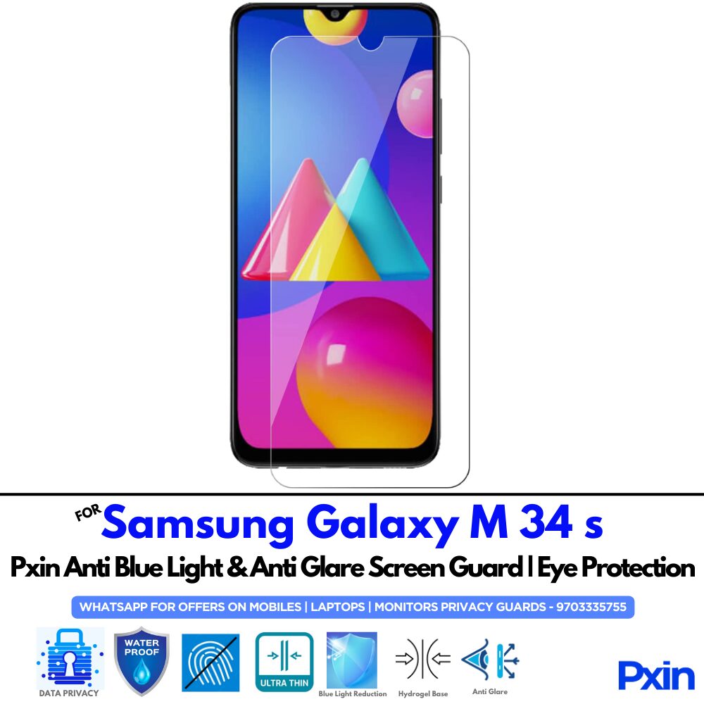 Samsung Galaxy M 34 s Anti Glare Screen Guard Samsung Galaxy M 34 s Anti Glare Screen Guard