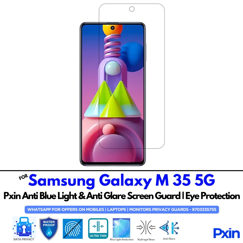 Samsung Galaxy M 35 5G Anti Glare Screen Guard Samsung Galaxy M 35 5G Anti Glare Screen Guard