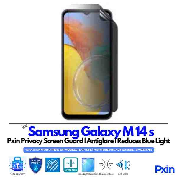 Samsung Galaxy M 14 s Privacy Screen Guard Samsung Galaxy M 14 s Privacy Screen Guard