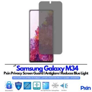 Samsung Galaxy M 34 Privacy Screen Guard