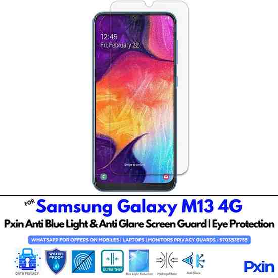 SamsungGalaxyM134G Mobile Anti Blue Light and Anti Glare Screen Guard SamsungGalaxyM134G Mobile Anti Blue Light and Anti Glare Screen Guard