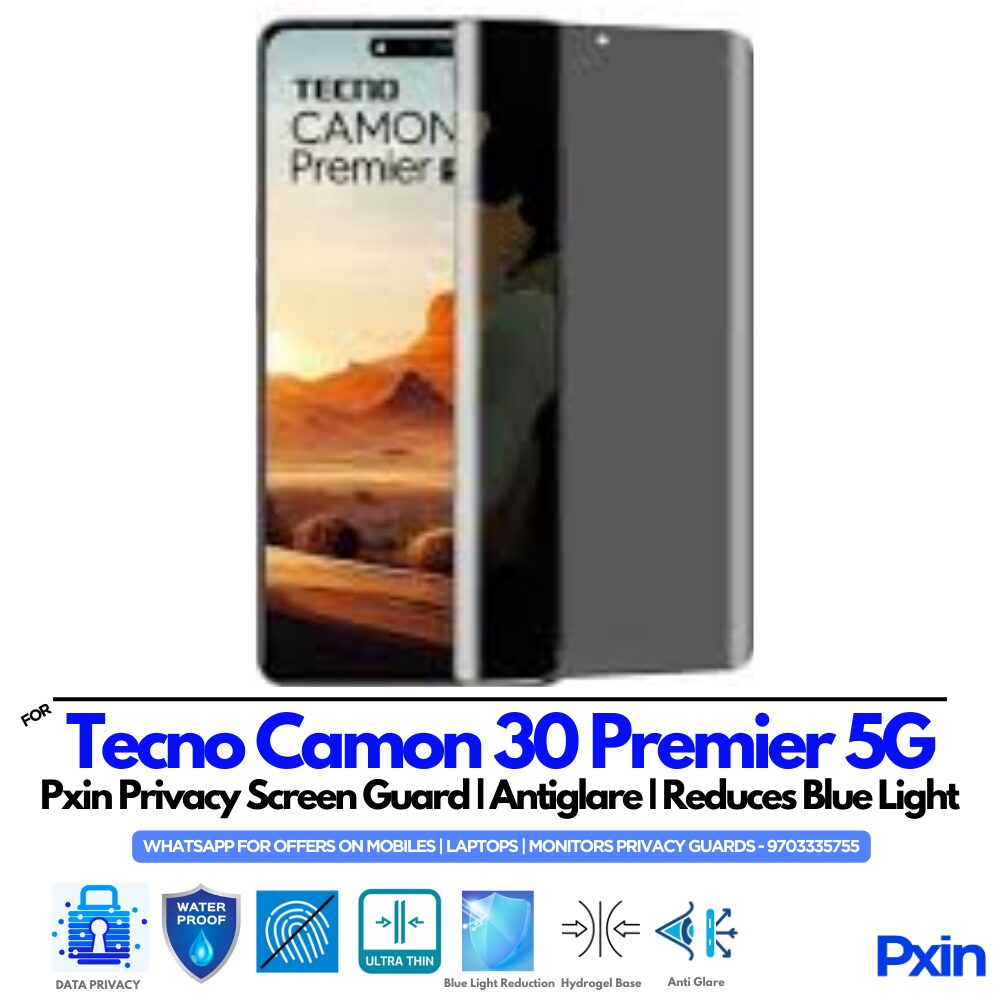 Tecno Camon 30 Premier 5G Privacy Screen Guard Tecno Camon 30 Premier 5G Privacy Screen Guard