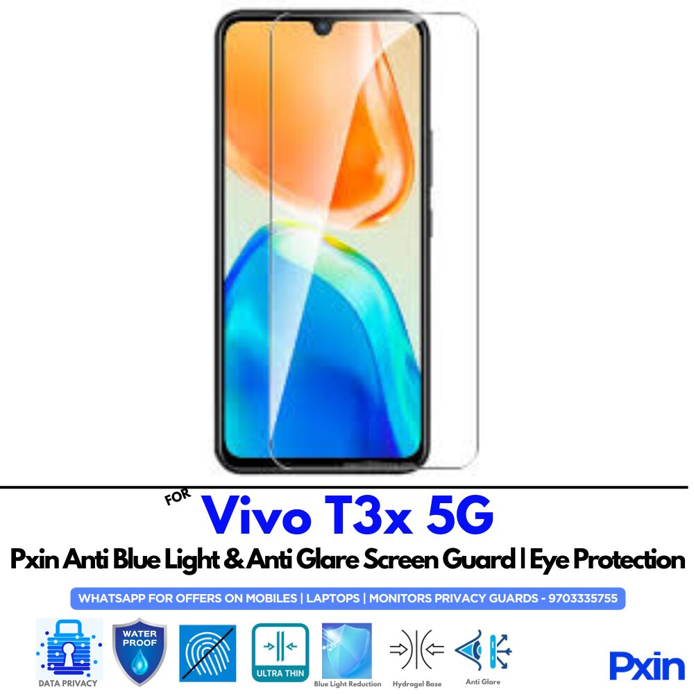 Vivo T3x 5G Anti Glare Screen Guard Vivo T3x 5G Anti Glare Screen Guard