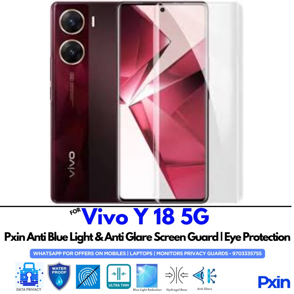 Vivo Y 18 5G Anti Glare Screen Guard Vivo Y 18 5G Anti Glare Screen Guard