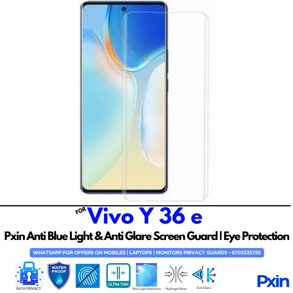 Vivo Y 36 e Anti Glare Screen Guard Vivo Y 36 e Anti Glare Screen Guard