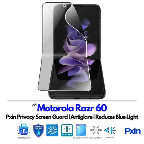 Motorola Razr 60 Privacy Screen Guard Motorola Razr 60 Privacy Screen Guard