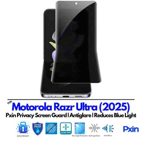 Motorola Razr Ultra (2025) Privacy Screen Guard Motorola Razr Ultra (2025) Privacy Screen Guard