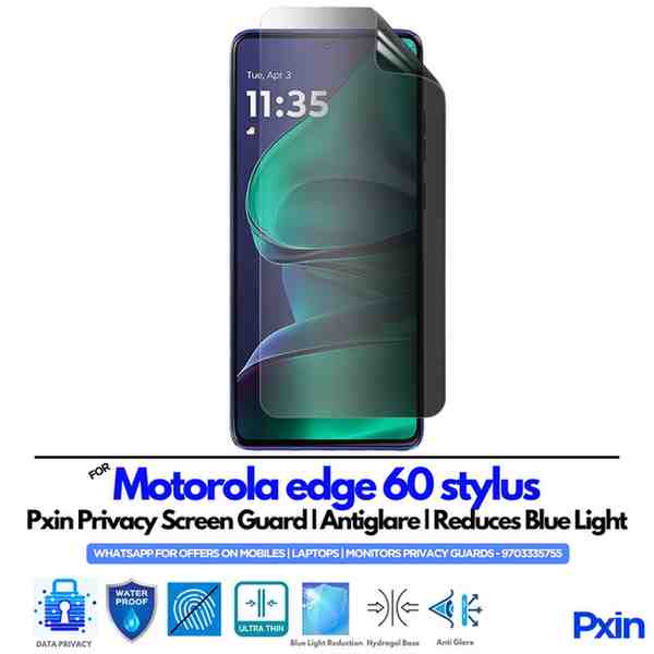 Motorola edge 60 stylus Mobile Privacy Screen Guard Motorola edge 60 stylus Mobile Privacy Screen Guard