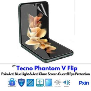 Anti Blue Light and Anti Glare Screen Guard for Tecno Phantom V Flip