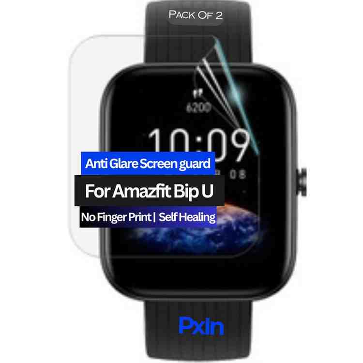 Amazfit Bip U Anti Glare Screen Guard Amazfit Bip U Anti Glare Screen Guard