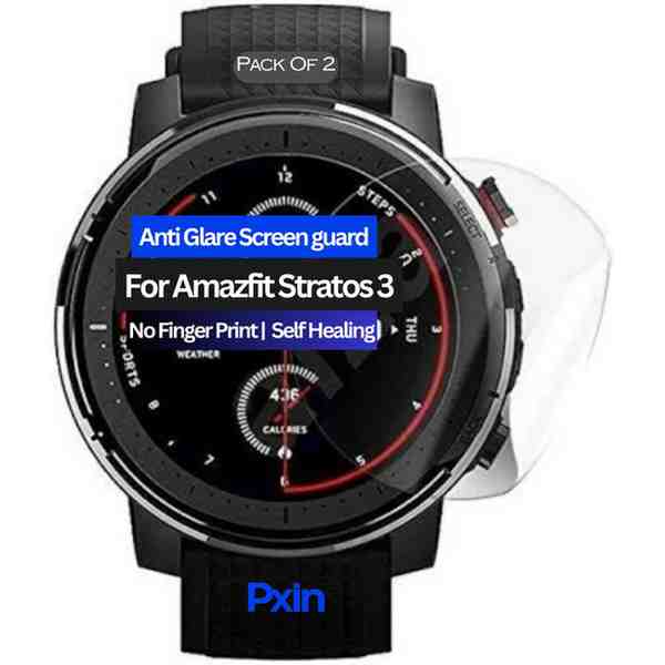 Amazfit Stratos 3 Anti Glare Screen Guard Amazfit Stratos 3 Anti Glare Screen Guard
