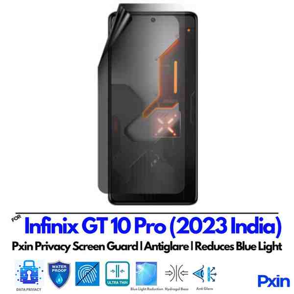 InfinixGT10Pro2023India Privacy Screen Guard InfinixGT10Pro2023India Privacy Screen Guard