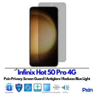 InfinixHot50Pro4G Privacy Screen Guard