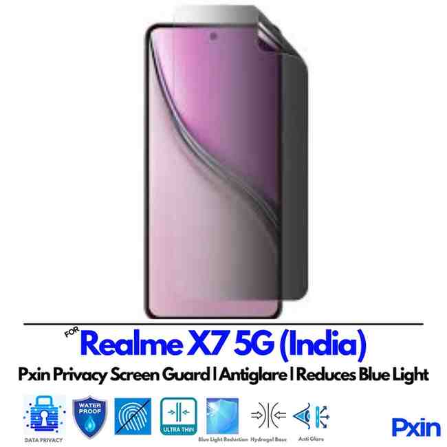 RealmeX75GIndia Privacy Screen Guard RealmeX75GIndia Privacy Screen Guard