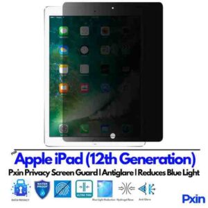 Apple iPad12th Generation Privacy screen guard