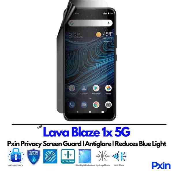 Lava Blaze 1x 5G Privacy Screen Guard Lava Blaze 1x 5G Privacy Screen Guard