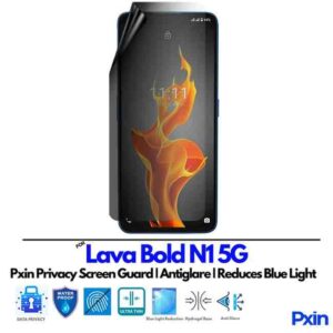 Lava Bold N1 5G Privacy Screen Guard
