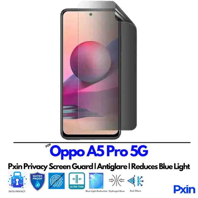 Oppo A5 Pro 5G Privacy Screen Guard Oppo A5 Pro 5G Privacy Screen Guard