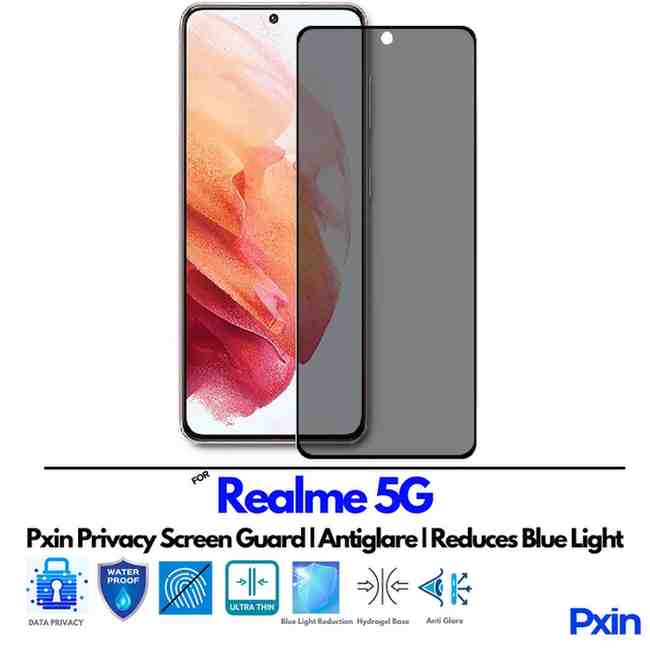 Realme 5G Privacy screen guard Realme 5G Privacy screen guard
