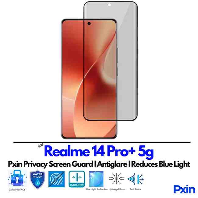 Realme14 Pro5+5g Privacy screen guard Realme14 Pro5+5g Privacy screen guard