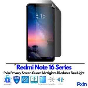 Redmi Note16 Series Privacy screen guard