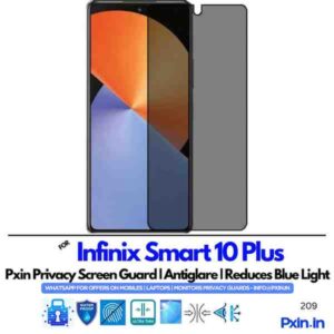 InfinixSmart10Plus Privacy screen guard