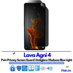 LavaAgni4 Privacy screen guard