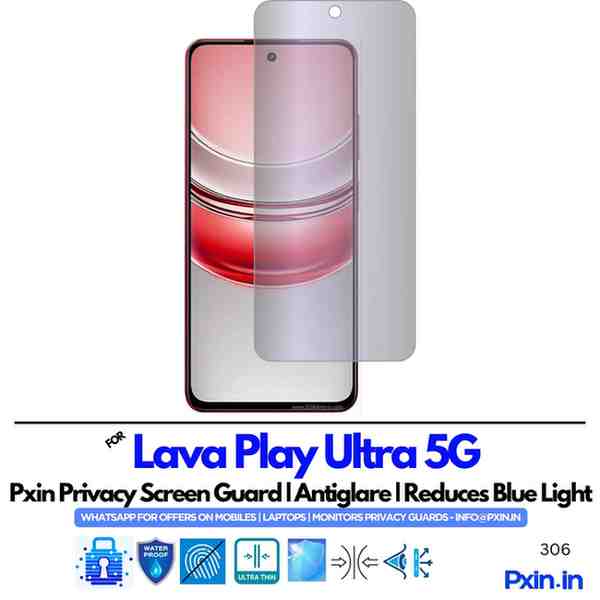 LavaPlayUltra5G Privacy screen guard LavaPlayUltra5G Privacy screen guard