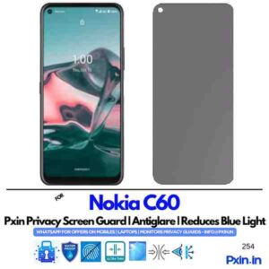 NokiaC60 Privacy screen guard