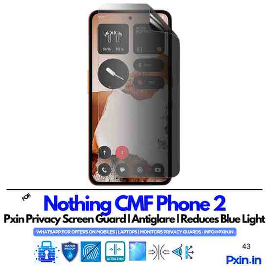 NothingCMFPhone-2 Privacy Screen Guard NothingCMFPhone-2 Privacy Screen Guard