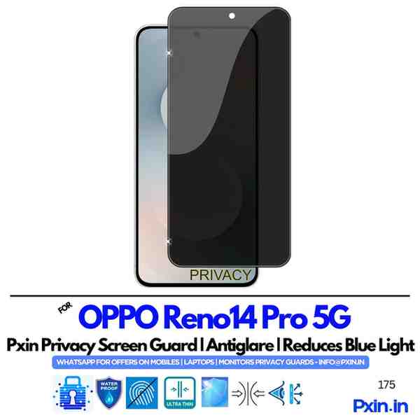 OPPOReno14Pro-5G Privacy screen guard OPPOReno14Pro-5G Privacy screen guard