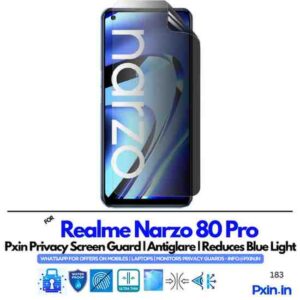 RealmeNarzo80Pro Privacy screen guard