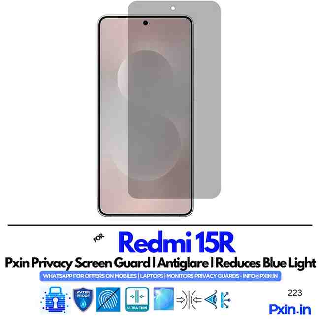 Redmi15R Privacy screen guard Redmi15R Privacy screen guard