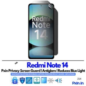 RedmiNote14 Privacy screen guard