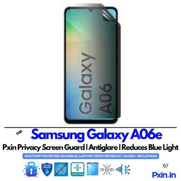 SamsungGalaxyA06e Privacy screen guard SamsungGalaxyA06e Privacy screen guard