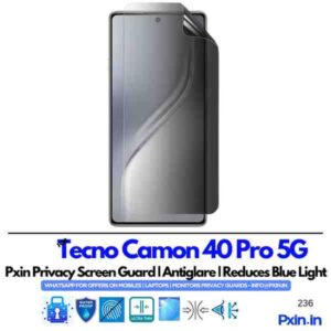 TecnoCamon40Pro5G Privacy screen guard
