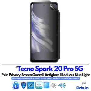 TecnoSpark20Pro5G Privacy screen guard