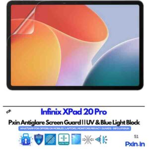 InfinixXPad20Pro Anti glare screen guard
