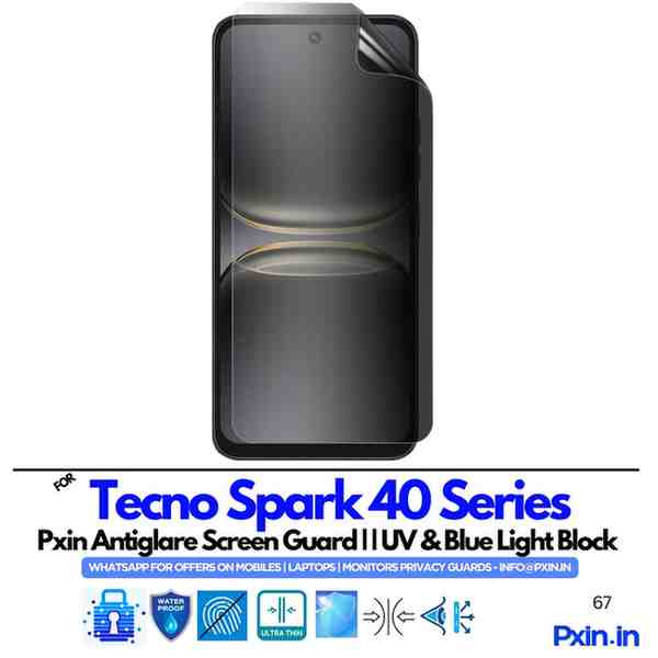 TecnoSpark40Series Privacy screen guard TecnoSpark40Series Privacy screen guard