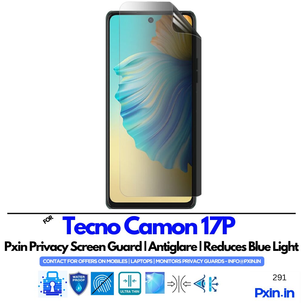 Tecno Camon 17P Privacy screen guard Tecno Camon 17P Privacy screen guard
