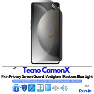 Tecno CamonX Privacy screen guard