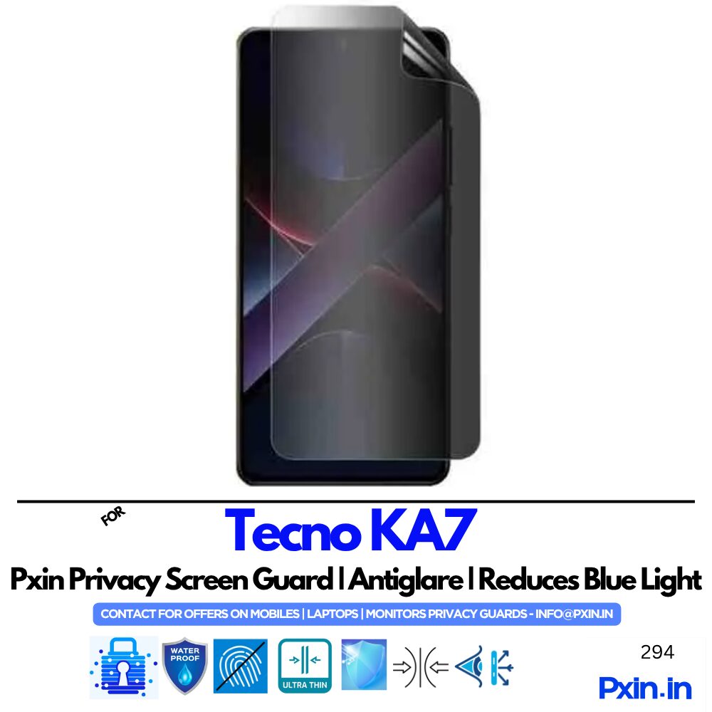 Tecno KA7 Privacy screen guard Tecno KA7 Privacy screen guard