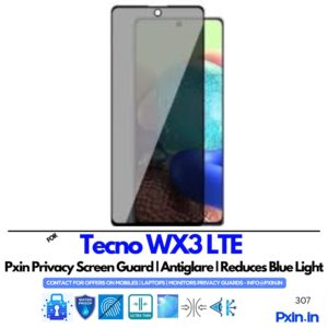 Tecno WX3 LTE Privacy screen guard