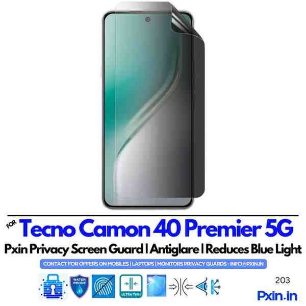 TecnoCamon40Premier5GPrivacyScreenGuard TecnoCamon40Premier5GPrivacyScreenGuard